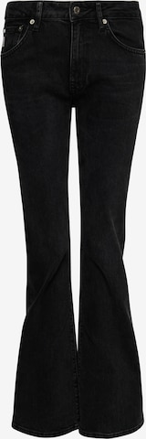 Superdry Flared Jeans in Black: front