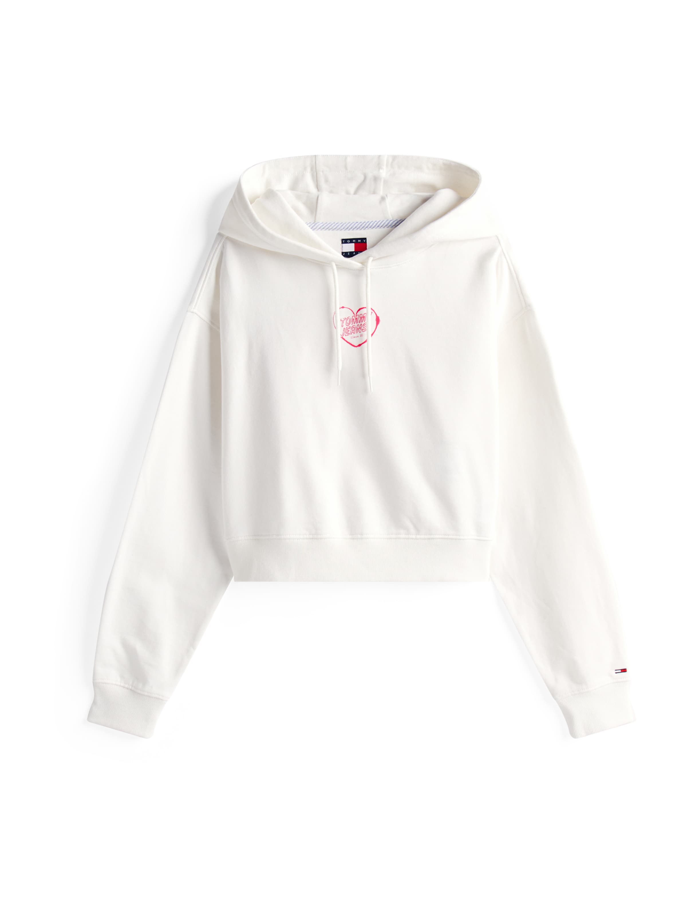 Tommy Jeans Свитшот 'HEART' в Белый: спереди