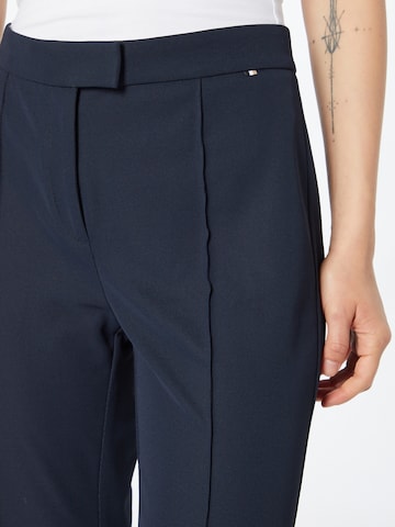 Regular Pantalon à plis 'Tasola' BOSS Black en bleu