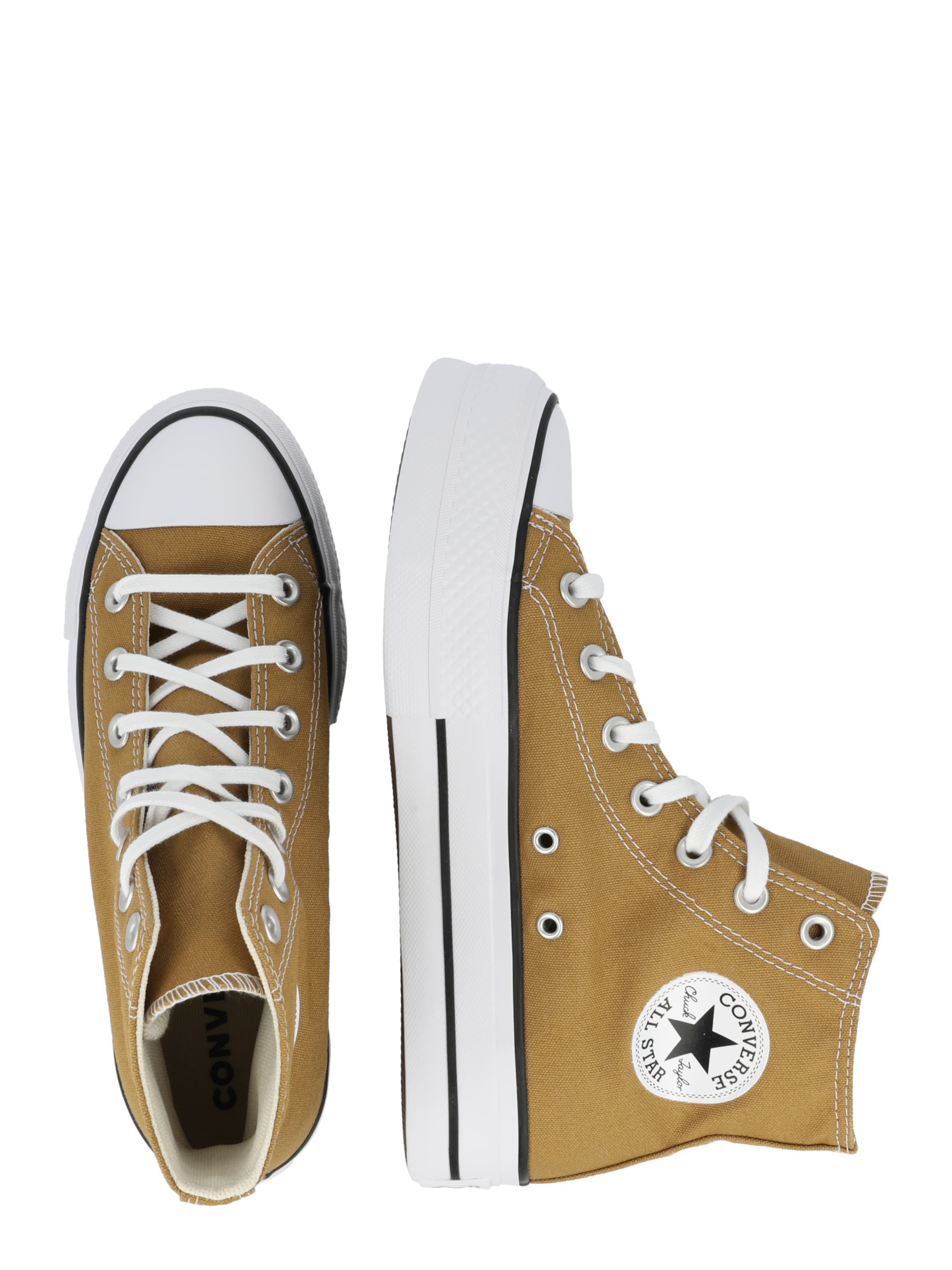 CONVERSE Magas szárú sportcipők 'Chuck Taylor All Star Lift Hi' - barna