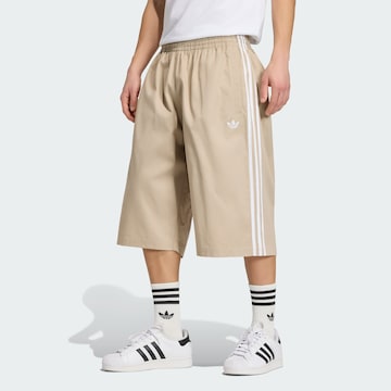 Loosefit Pantalon 'Adicolor' ADIDAS ORIGINALS en beige : devant