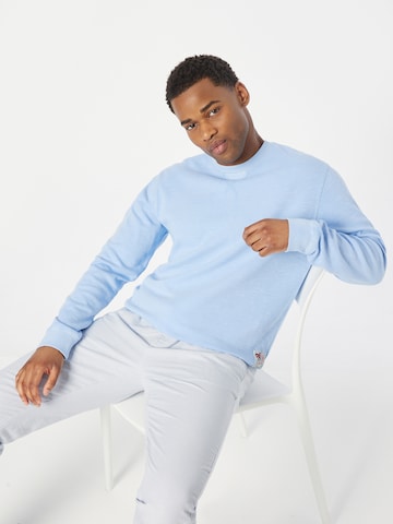 SCOTCH & SODA Sweatshirt in Blauw: voorkant