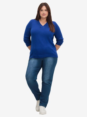 SHEEGO Pullover in Blau