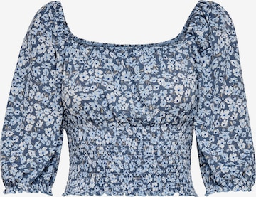 Only Petite Shirt 'Pella' in Blauw: voorkant