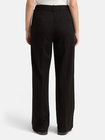 TOM TAILOR Loose fit Trousers in Black
