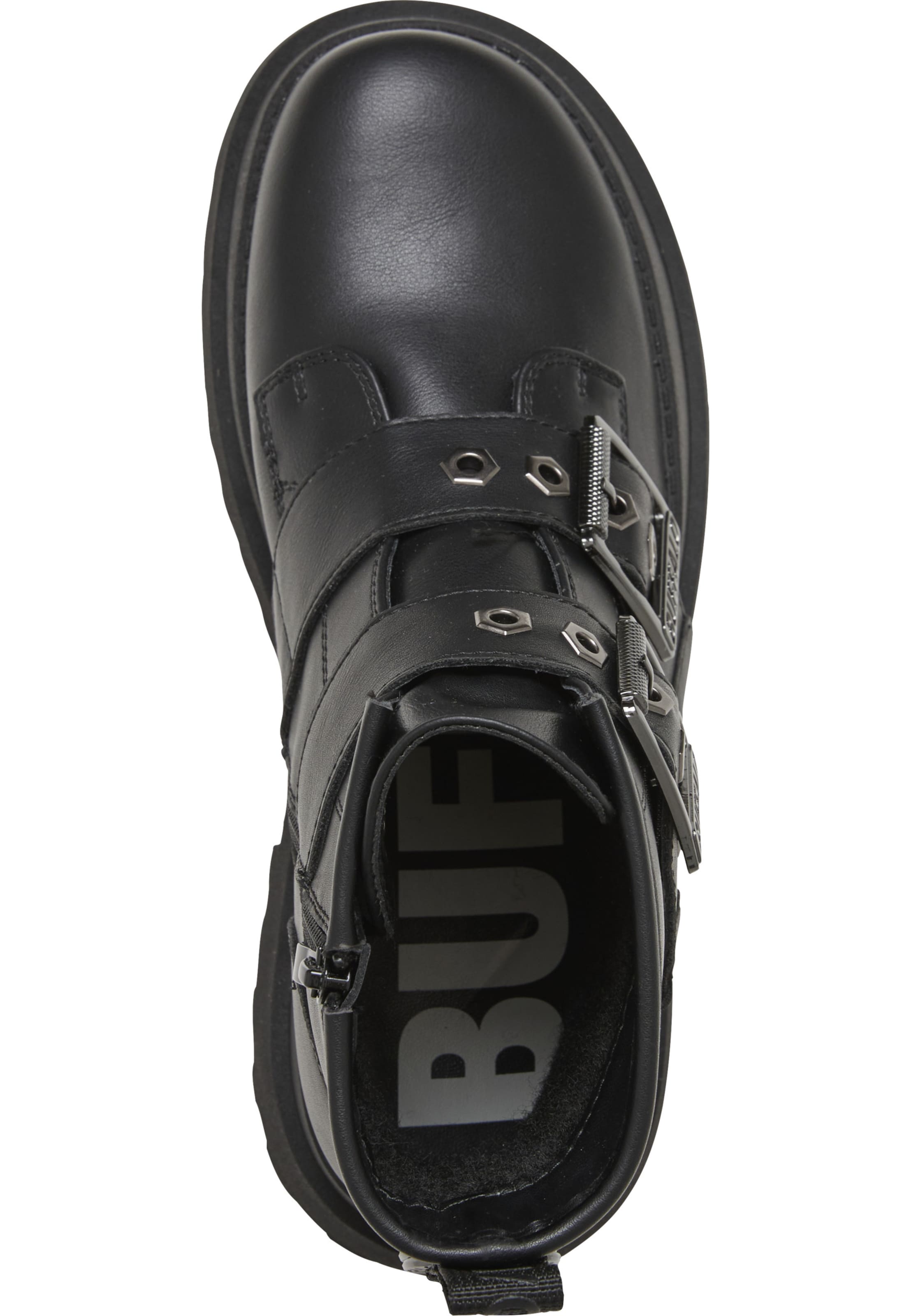 BUFFALO Boots 'Pluto' in Zwart