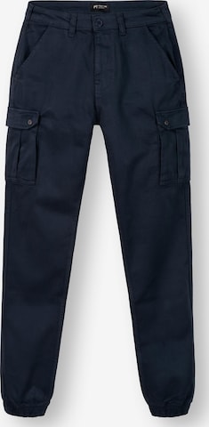 Pantalon cargo 'Siwas' Peak Time en bleu : devant