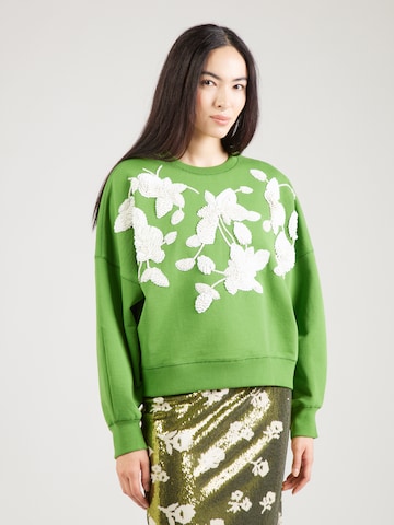 žalia Essentiel Antwerp Megztinis be užsegimo 'Jaga': priekis