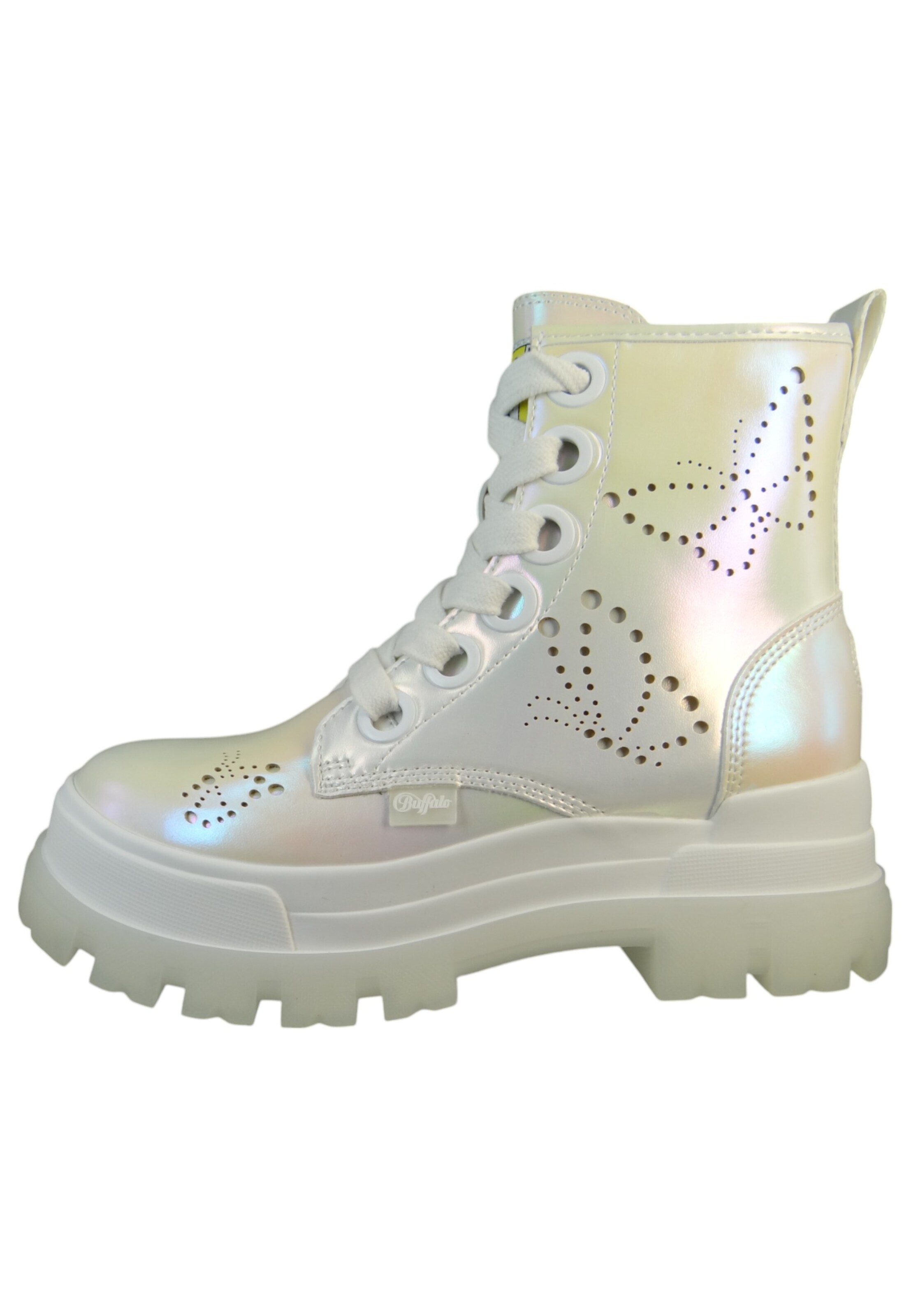 BUFFALO Stiefelette 'Aspha' in Weiß