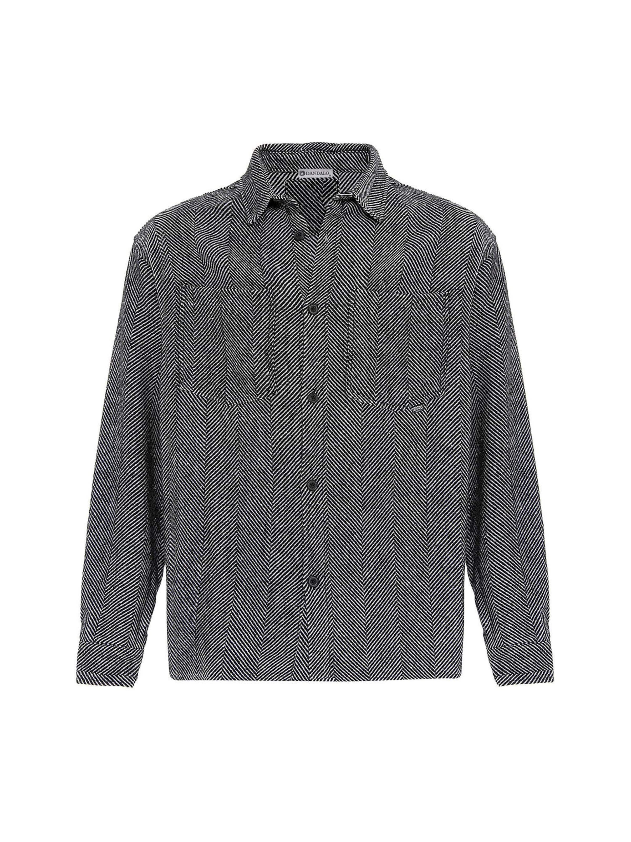 Dandalo Mugav suurus Triiksärk, värv must: eest vaates