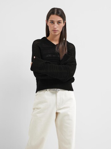 SELECTED - Jersey 'Fina' en negro
