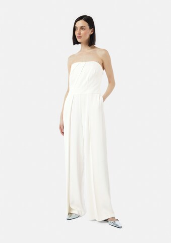 COMMA Jumpsuit in White: front