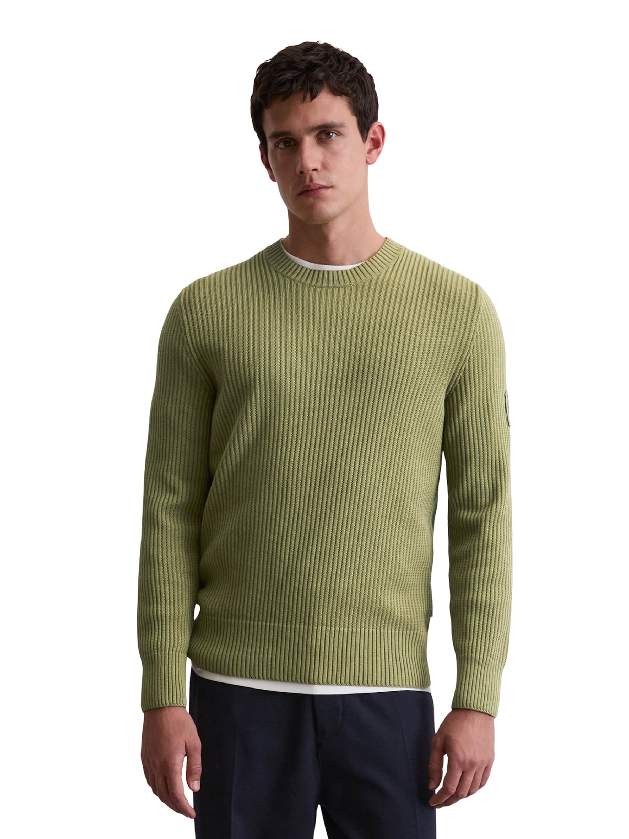 Pull-over Marc O'Polo en vert : devant