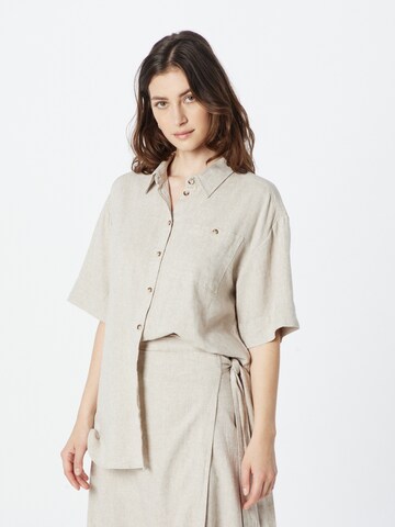 MSCH COPENHAGEN Blouse 'Ginia' in Beige: front