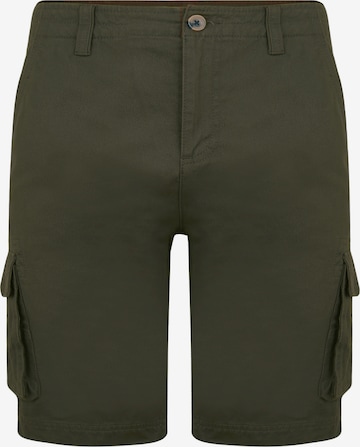 Threadbare Kargo hlače 'Bute' | zelena barva: sprednja stran