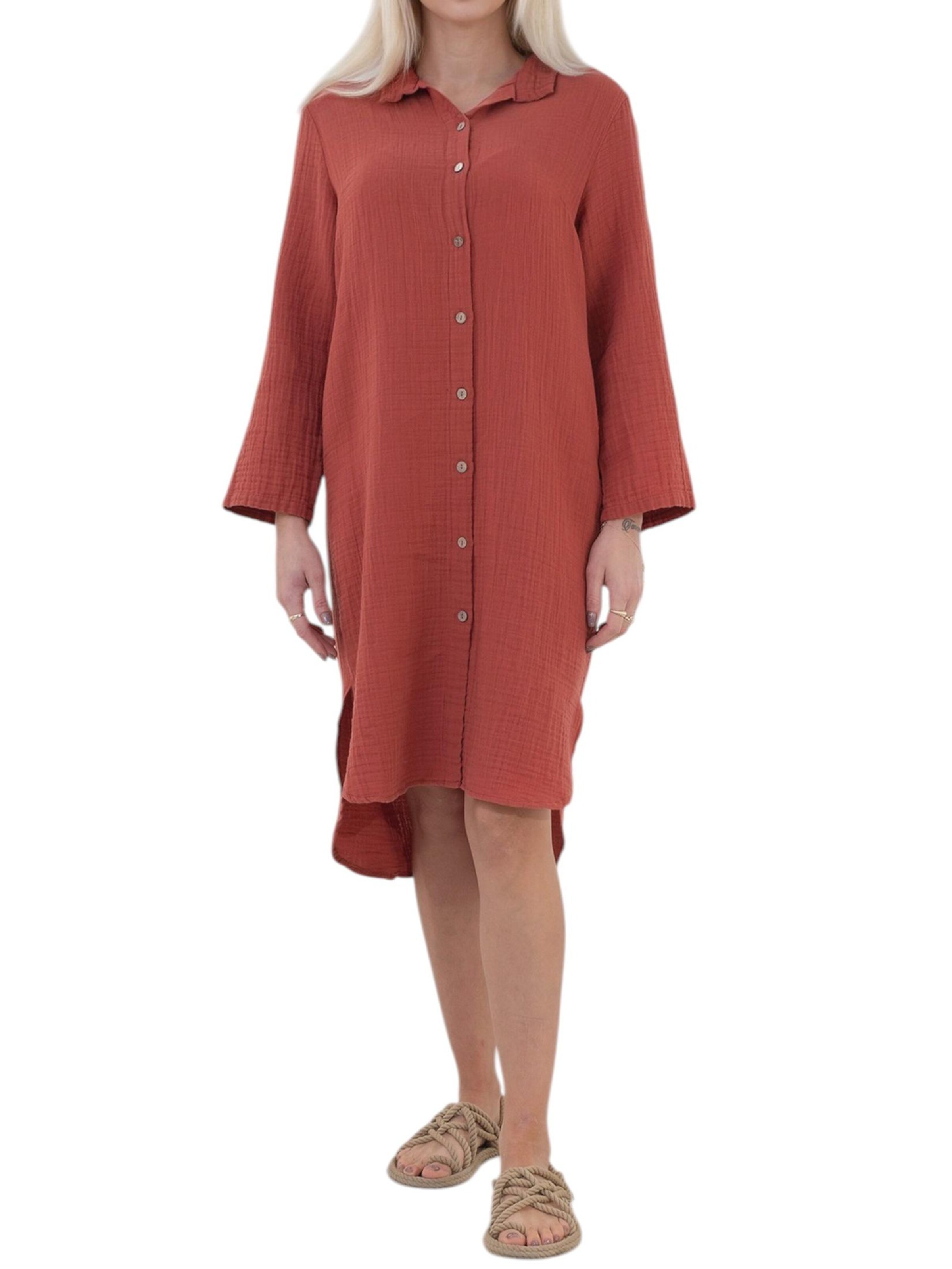 WENOR Shirt dress 'NURYA' in Red