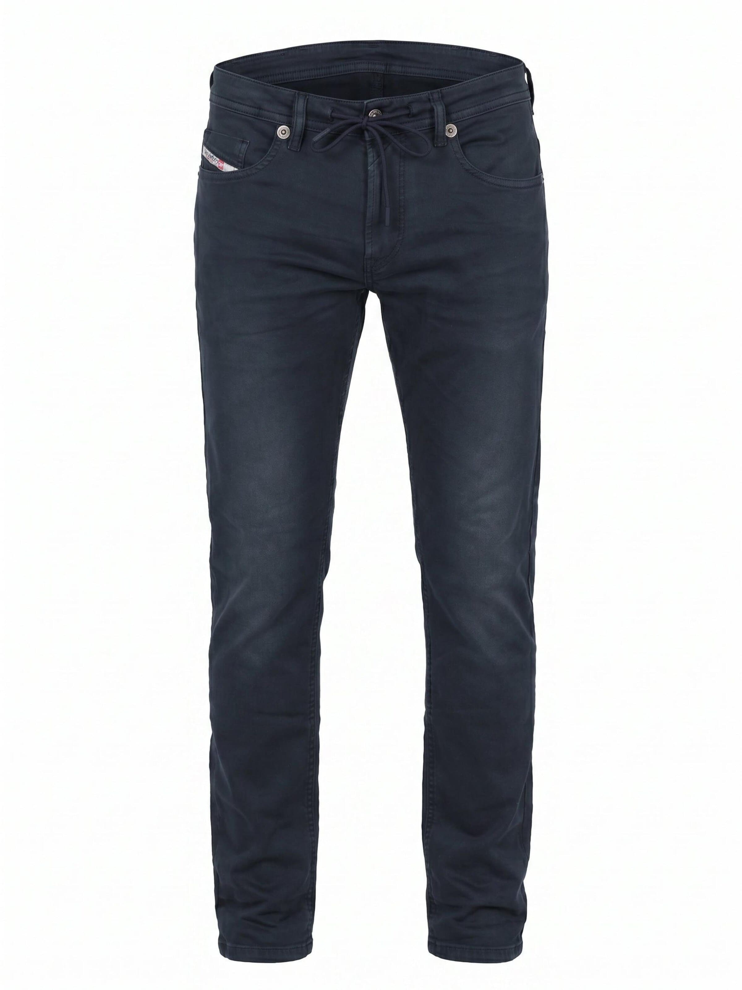 DIESEL Jeans 'THOMMER JOGGJEANS Superstretch & Supersoft' in Blauw: voorkant