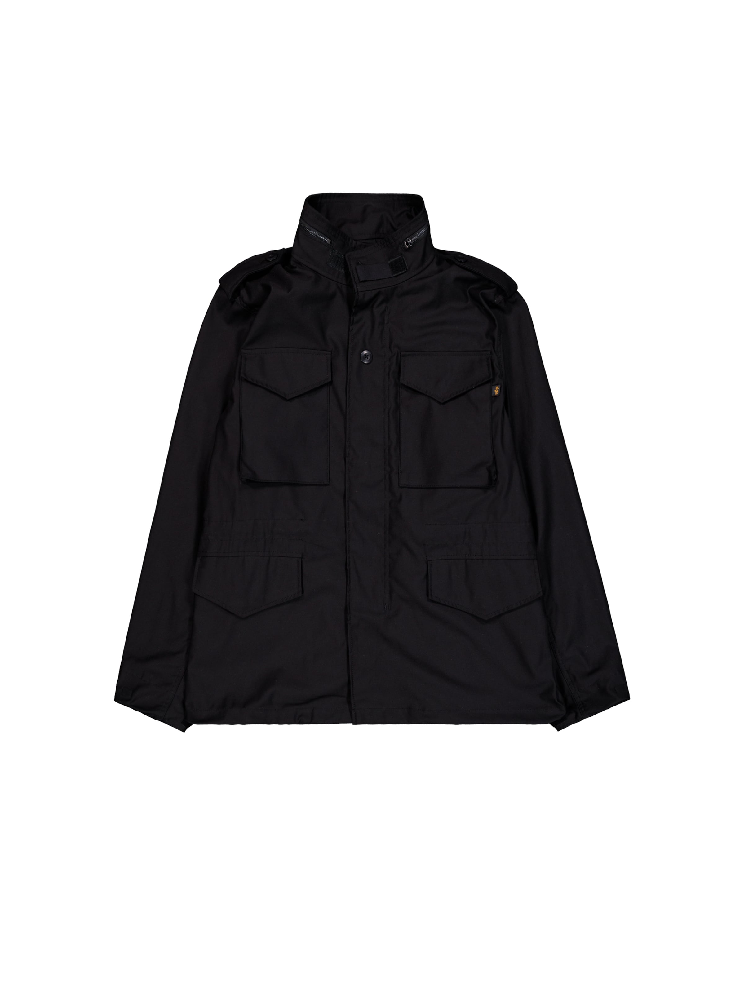 ALPHA INDUSTRIES Overgangsjakke i sort: forside