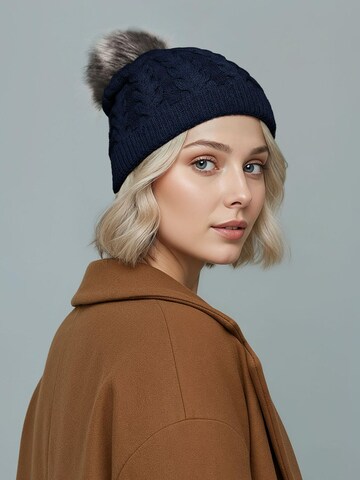 Neverless Mütze '1975' in Blau