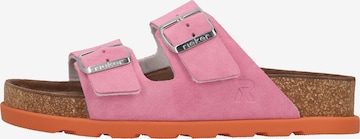 Rieker Pantolette in Pink: Vorderseite