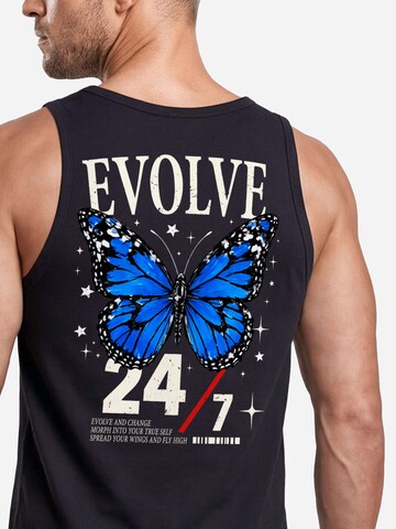 Neverless Shirt 'Butterfly 247' in Black