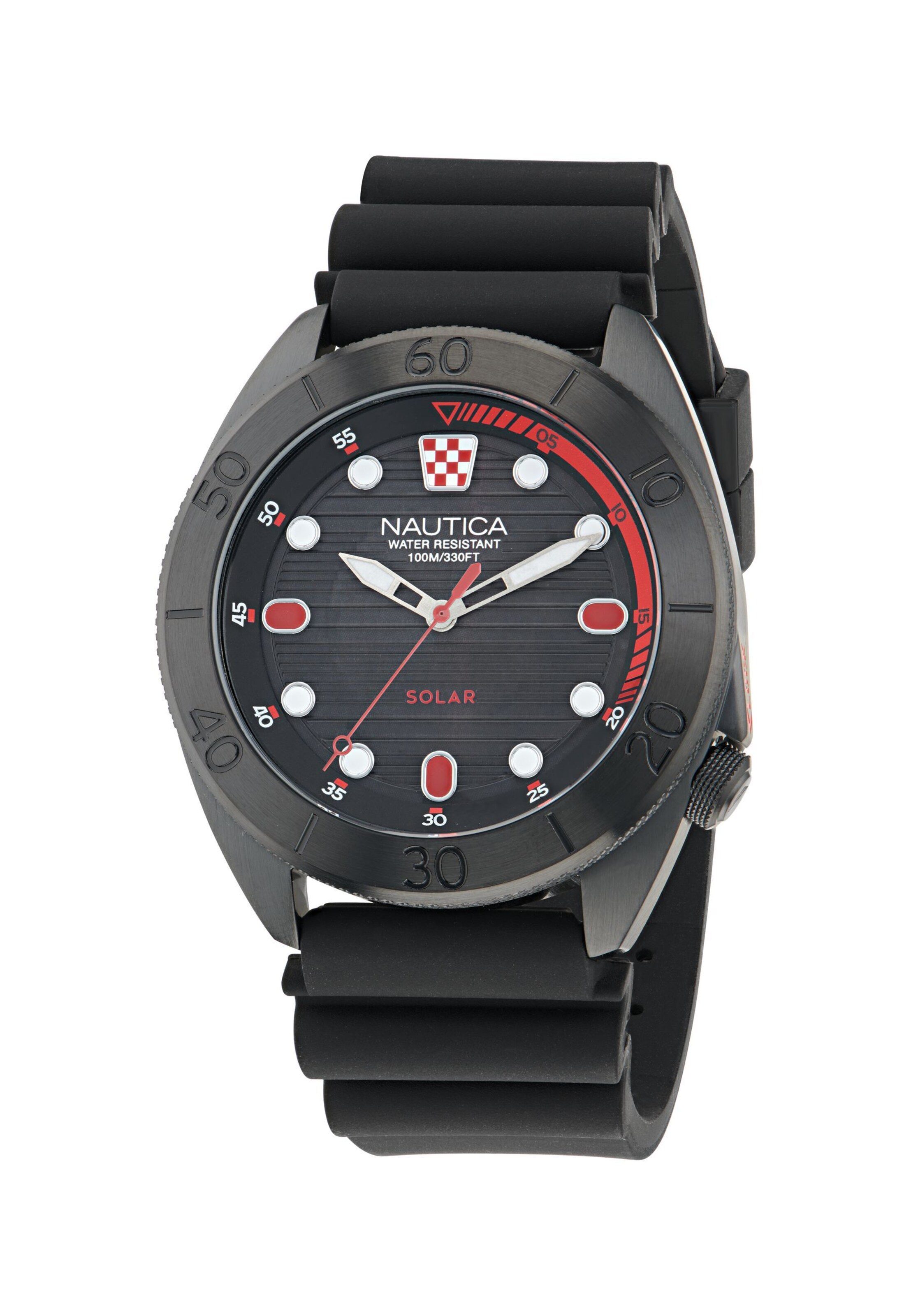 NAUTICA Analog Watch 'VINTAGE' in Black: front