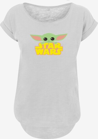F4NT4STIC T-Shirt 'The Mandalorian Baby Yoda' in Weiß