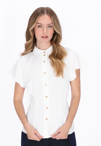 Chemisier DreiMaster Klassik en blanc : devant