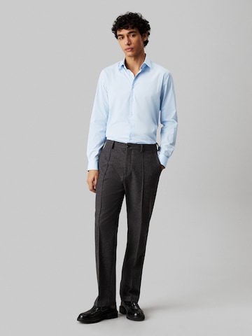 Calvin Klein Regular fit Риза в синьо: отзад