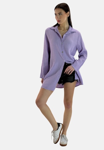 Elara Blouse in Purple