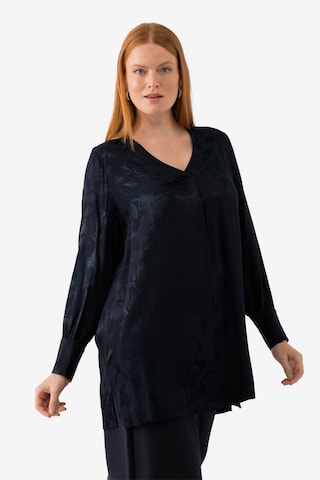 Ulla Popken Blouse in Blauw: voorkant