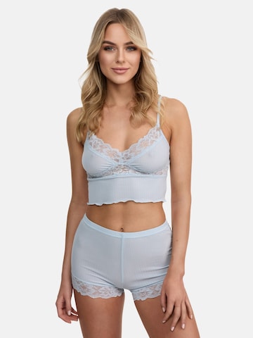 Tazzio - Pijama de pantalón corto 'F921' en azul