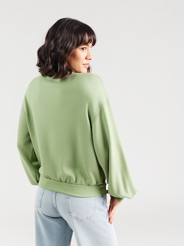 Sweat-shirt 'Brionna Ima Q' MSCH COPENHAGEN en vert