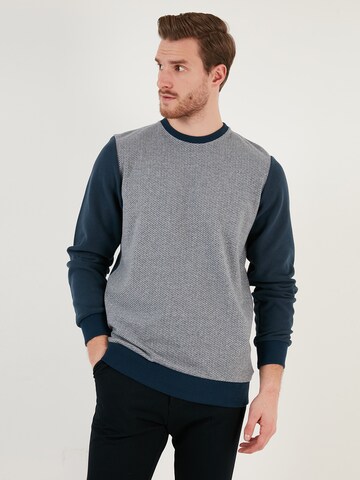 Sweat-shirt Buratti en bleu