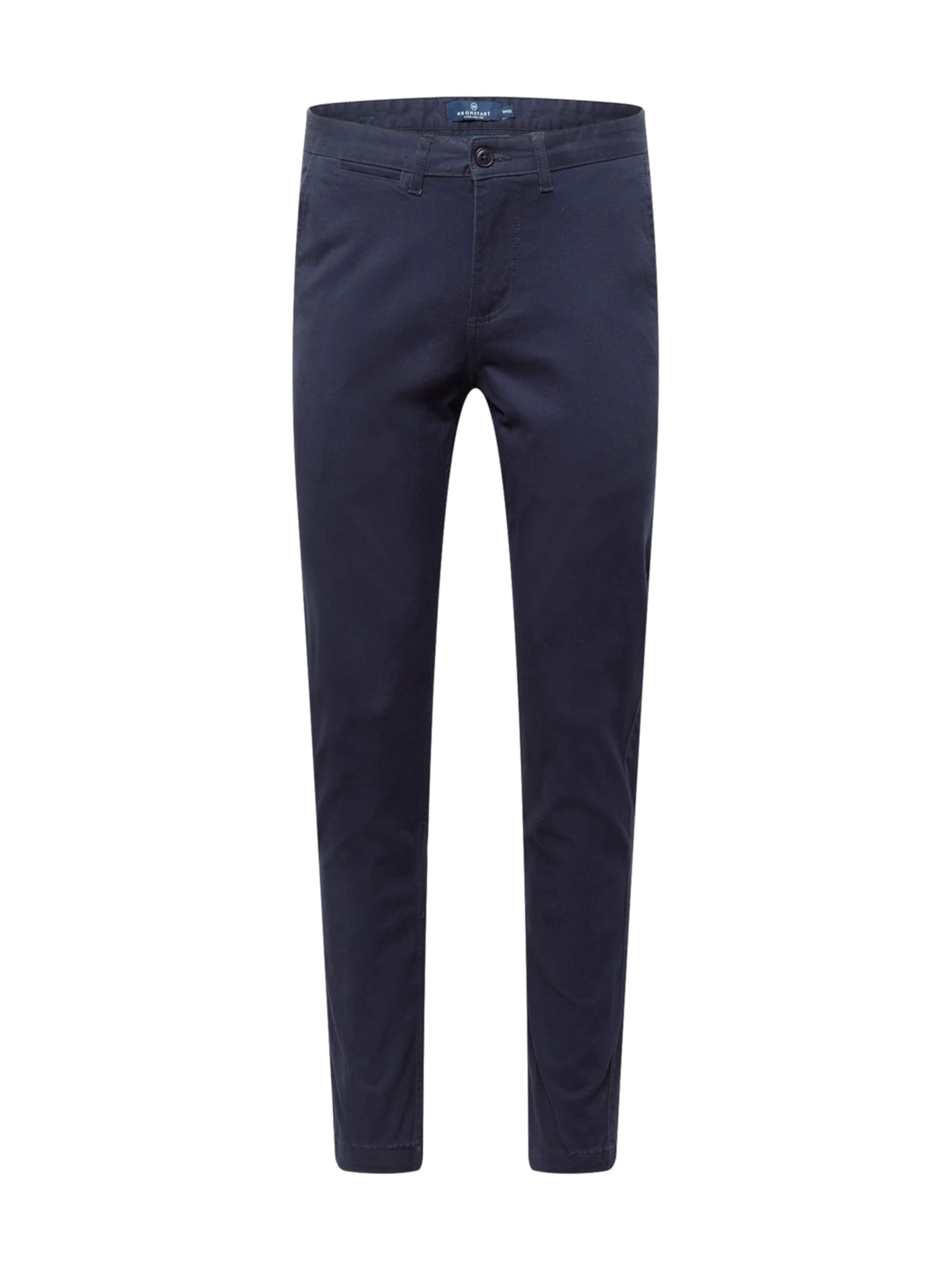 Kronstadt Slim fit Trousers 'Daniel' in Blue: front