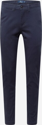 Kronstadt Slim fit Chino Pants 'Daniel' in Blue: front