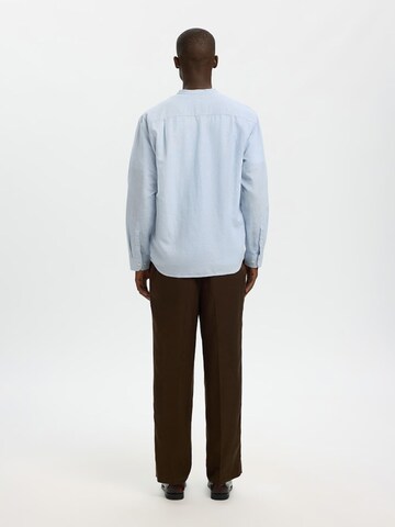 SELECTED Regular Fit Hemd 'SLMREGCLAY'‌‌‌‌‌‌ in Blau