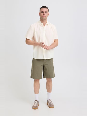 BLEND Comfort fit Button Up Shirt 'BHAvan' in White