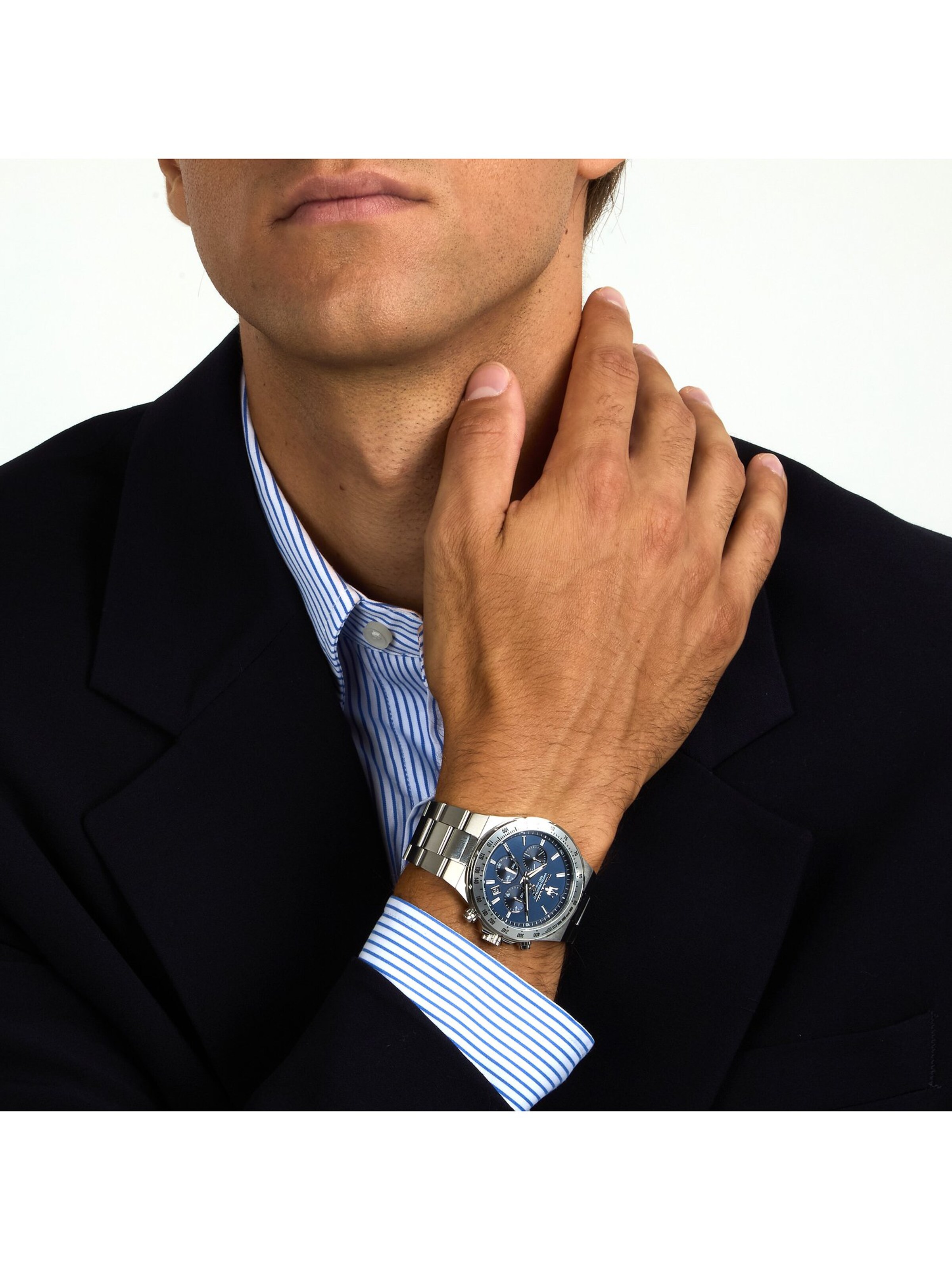 Maserati Analog watch in Blue: front