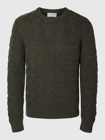 Pull-over SELECTED HOMME en vert