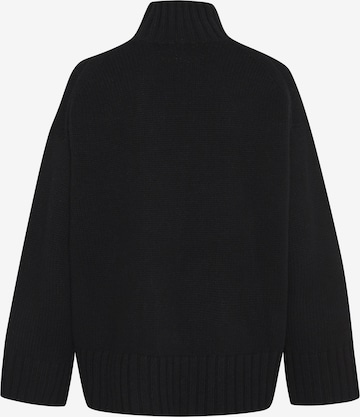 Style Republic Oversized Sweater 'BOXY' in Black: front
