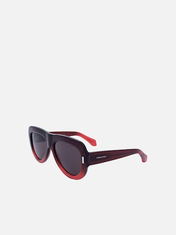 FERRAGAMO Zonnebril 'SF2029SE' in Rood