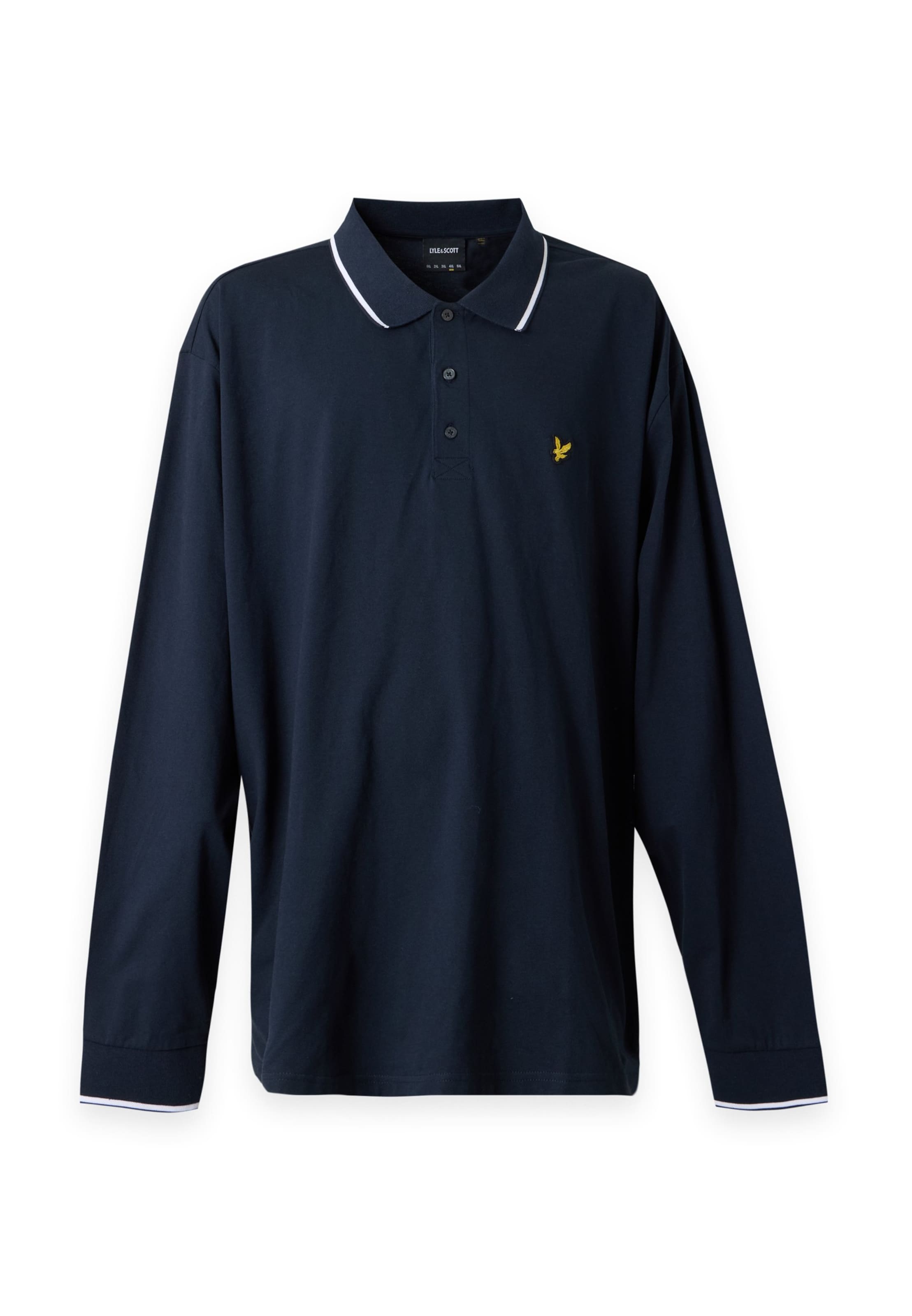 Lyle & Scott Big&Tall Суичър в синьо: отпред