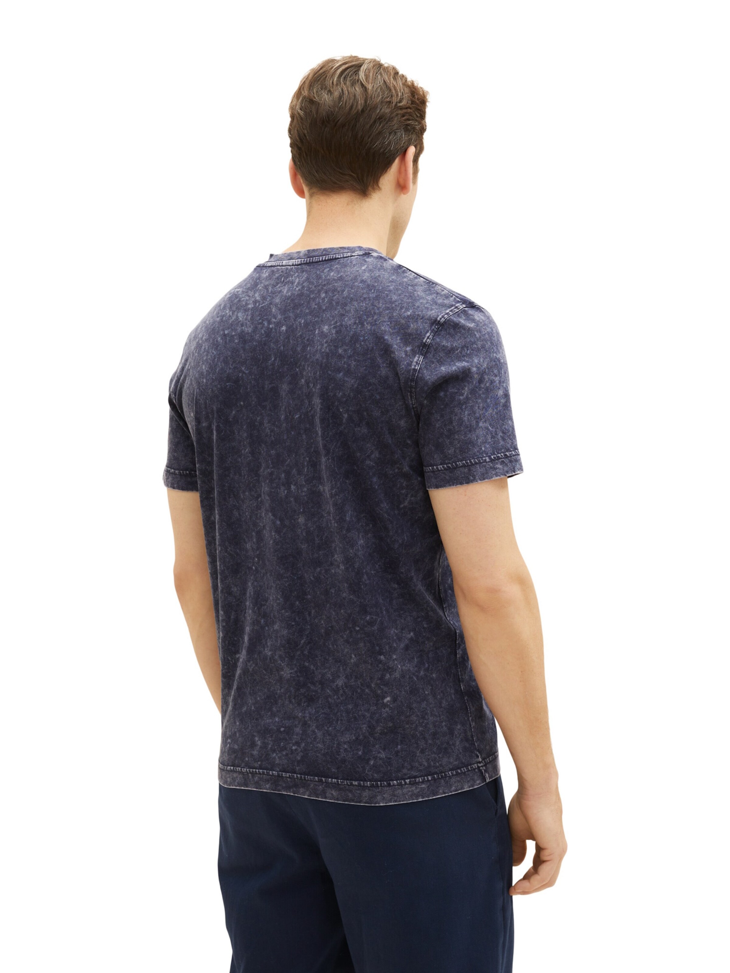 TOM TAILOR Shirt 'Serafino' in Blue