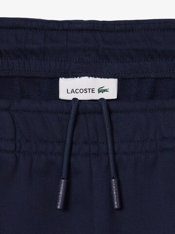 LACOSTE Regular Workout Pants in Blue