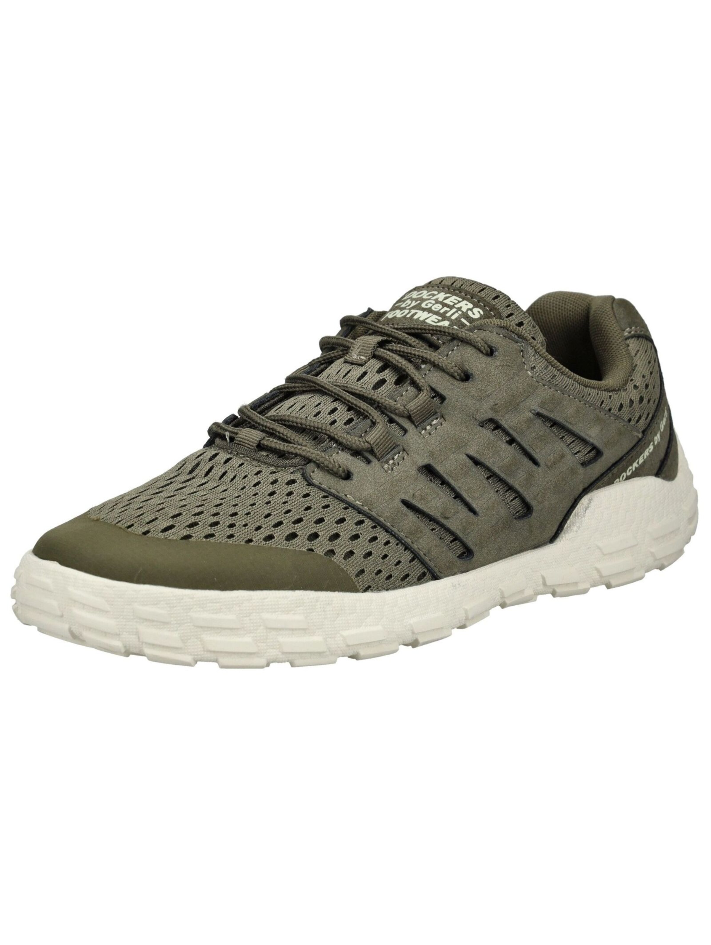 Sneaker bassa di Dockers by Gerli in verde: frontale