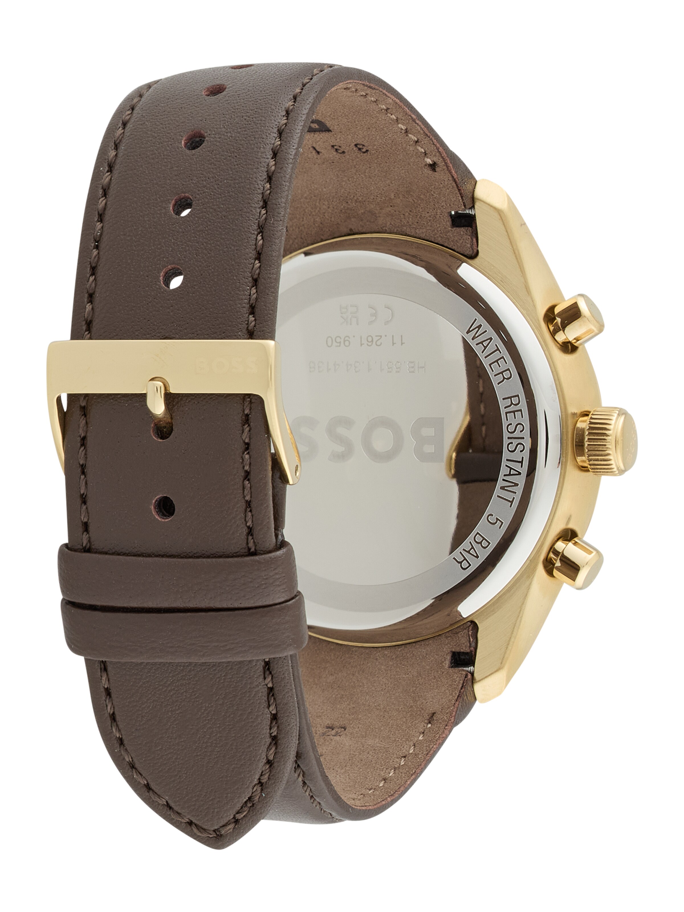 BOSS Analoginen kello 'GRAND PRIX' värissä ruskea