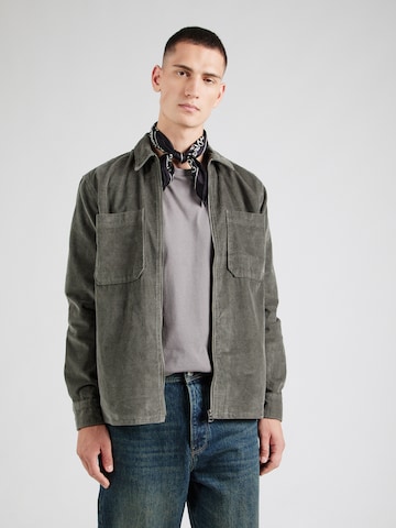 Only & Sons Comfort fit Overhemd 'ONSAlp' in Grijs: voorkant