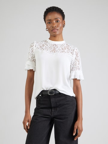 VILA Μπλούζα 'VISHIMMER' σε λευκό: μπροστά