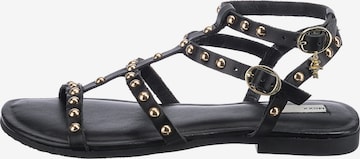 MEXX Strap Sandals 'Justine' in Black